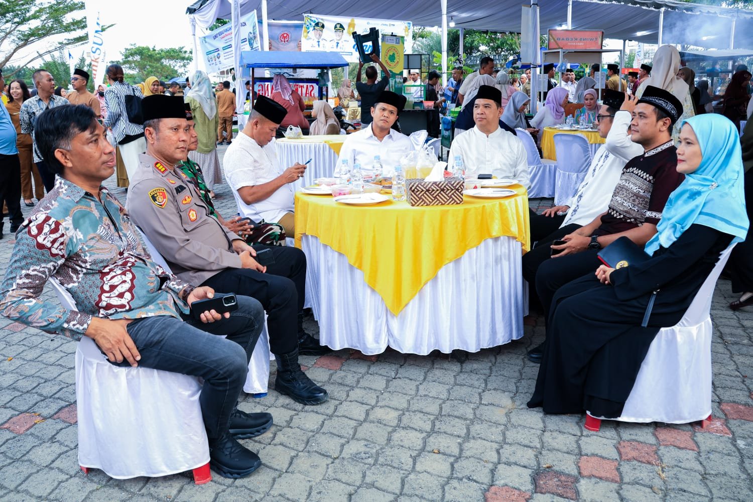 Wabup Sergai Buka Bazar Ramadan 1447 H, Hadirkan 60 Stand UMKM dan Pasar Murah
